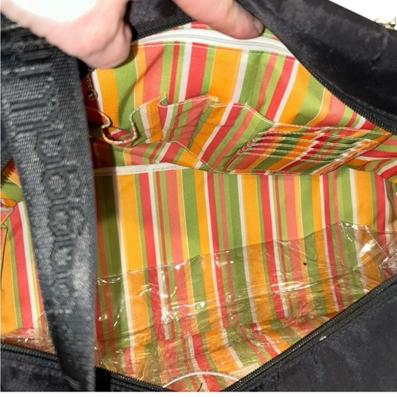 Baggallini Black and Gray Yoga/ Duffel Bag - Picture 3 of 5